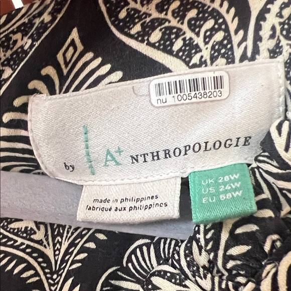 Anthropologie Black and White Patterned Jumpsuit - Picture 5 of 5